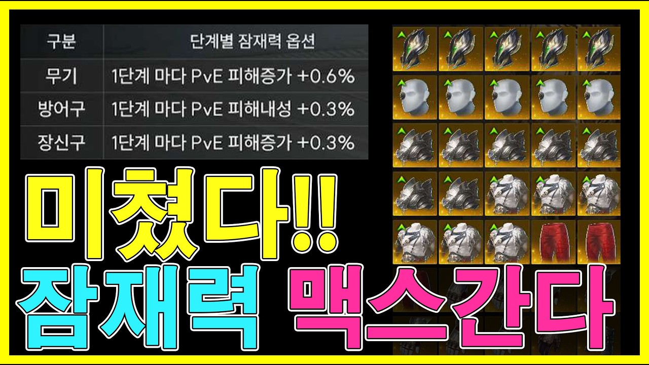 아이온2 생방 요약 장비 잠재력 미쳤다! 바로 풀로 간다 딱대라!! ㅋㅋ