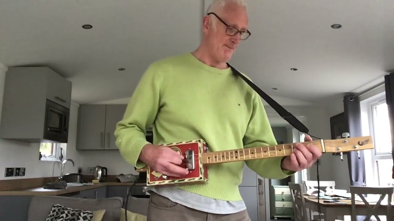 The bats, north by north LESSON for 3 string cigar box guitar.. flying nun records