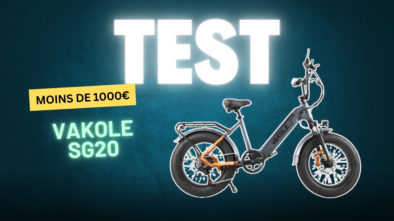 Vakole SG20  | Test et code promo pour ce fat bike électrique !