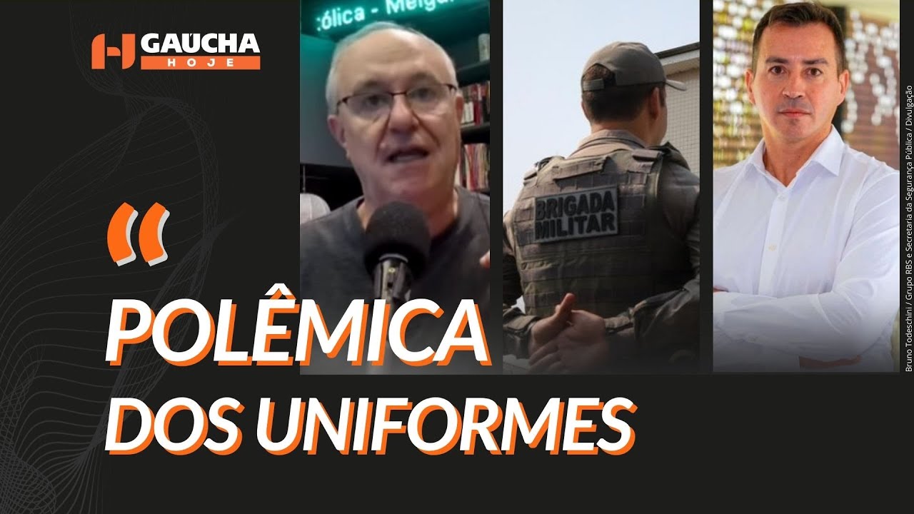 Secretário da SSP/RS REBATE comentário de Carpinejar e fala sobre UNIFORMES de PMs | Gaúcha Hoje