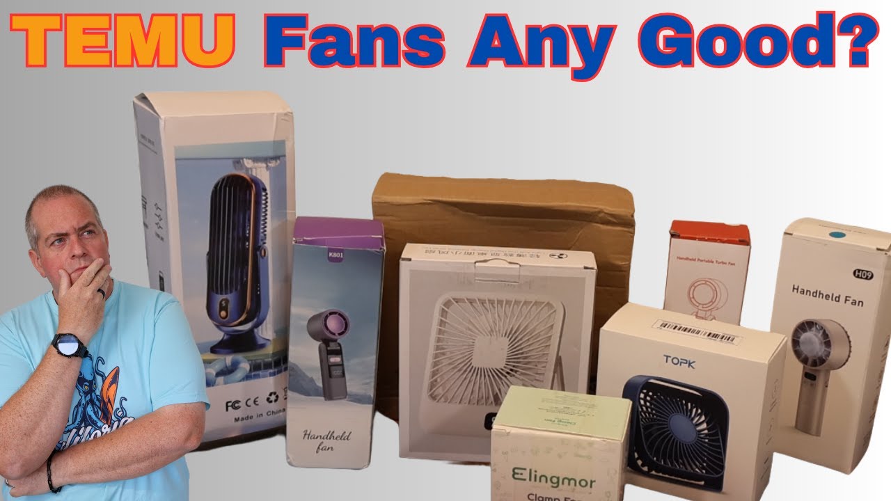 8 портативных вентиляторов от Temu, которые помогут вам сохранить прохладу