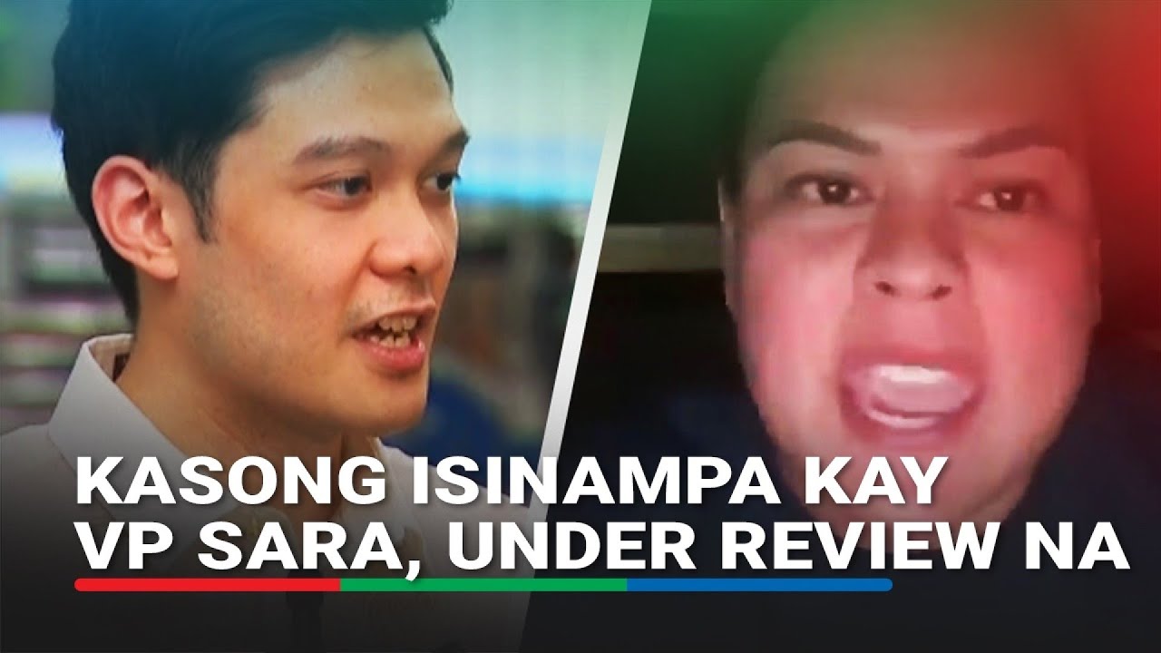 Resolusyon sa mga kasong sedition, grave threats vs VP Sara under review na – DOJ | ABS-CBN News