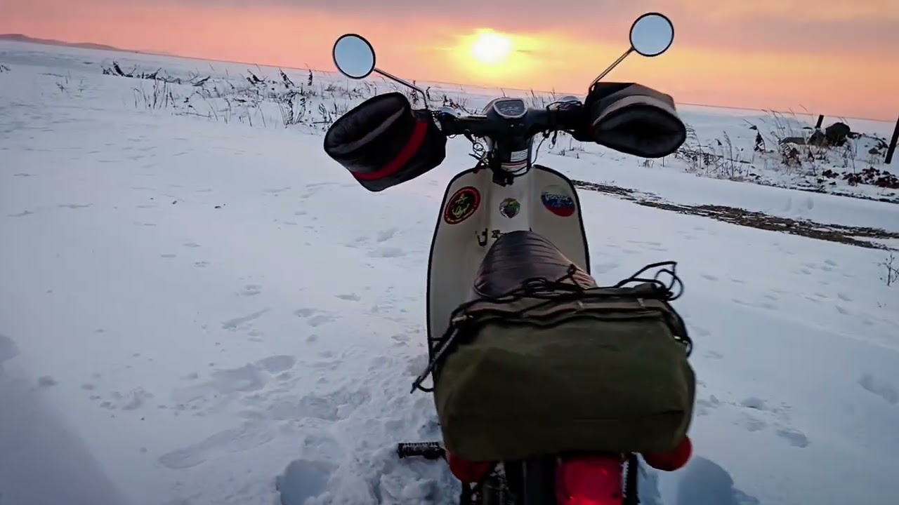 После шторма. Владивосток. Амурский залив ❤️Honda Super Cub