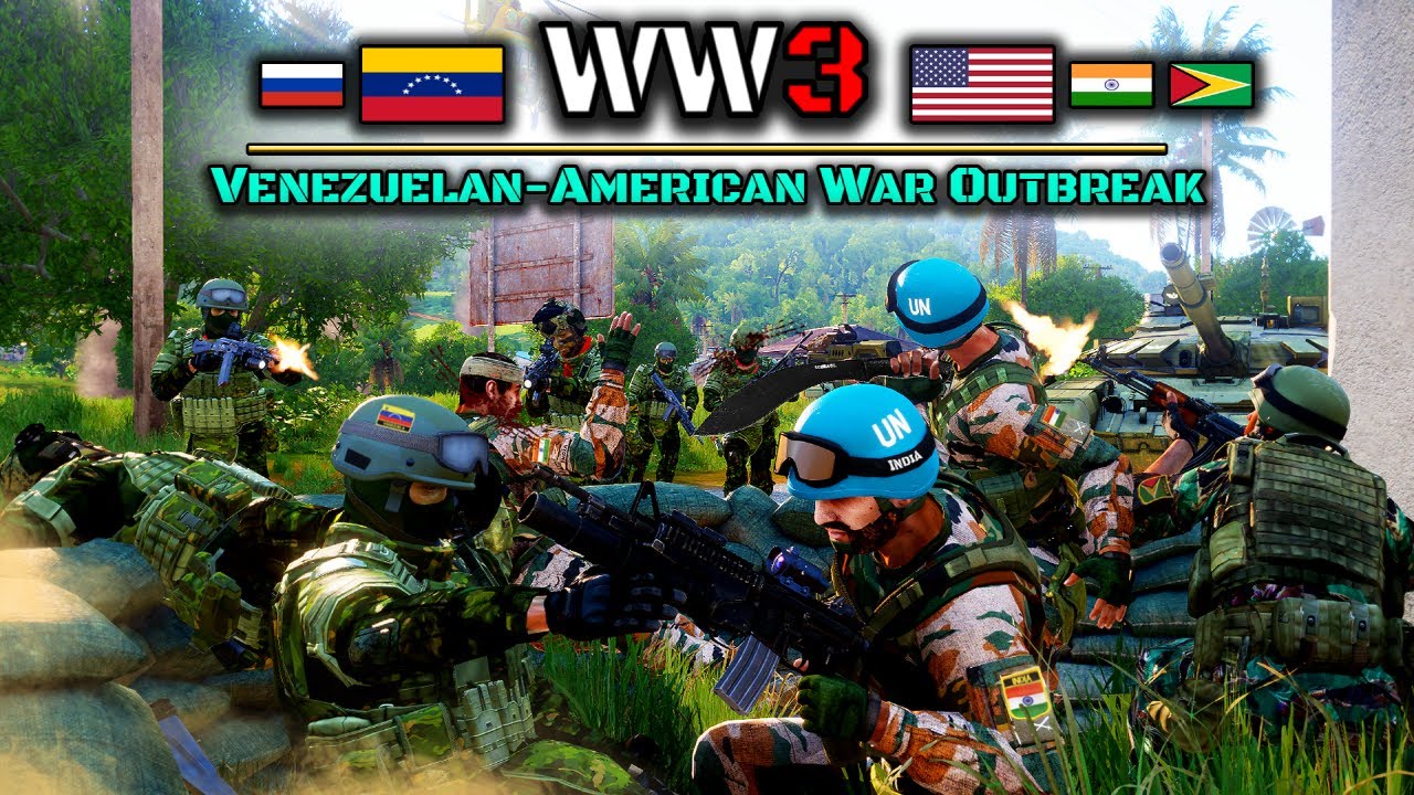 VENEZUELA vs US ▶ War in Guyana | World War 3 Military Simulation