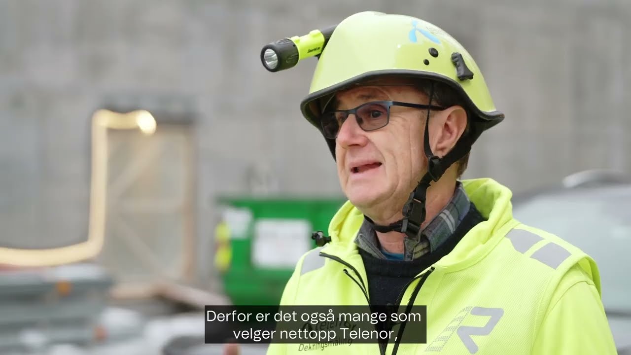 Innendørs 5G-anlegg og Telenors kommersielle 5G-nett med best stabilitet og hastighet.