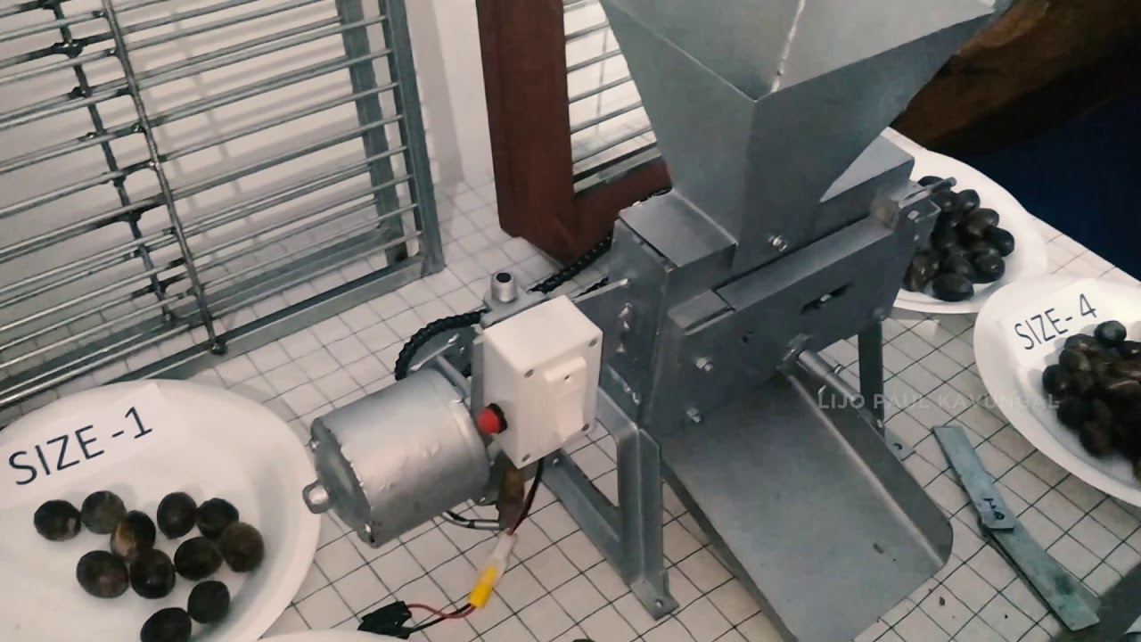 Nutmeg cracking machine.LPK project 1