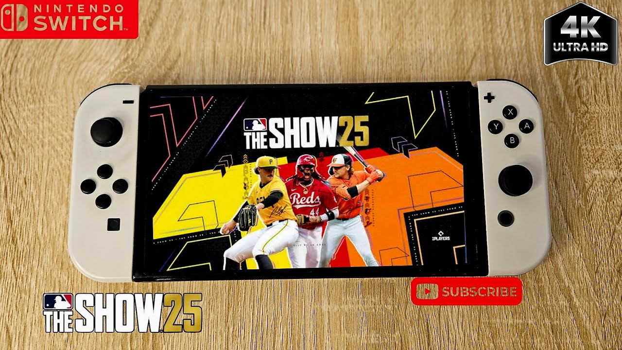 MLB The Show 25 on Nintendo Switch Oled Gameplay