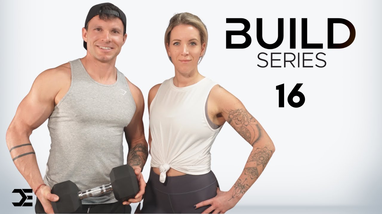40 Min QUADS & CALVES WORKOUT with DUMBBELLS | 6 Week Build Series - Day 16