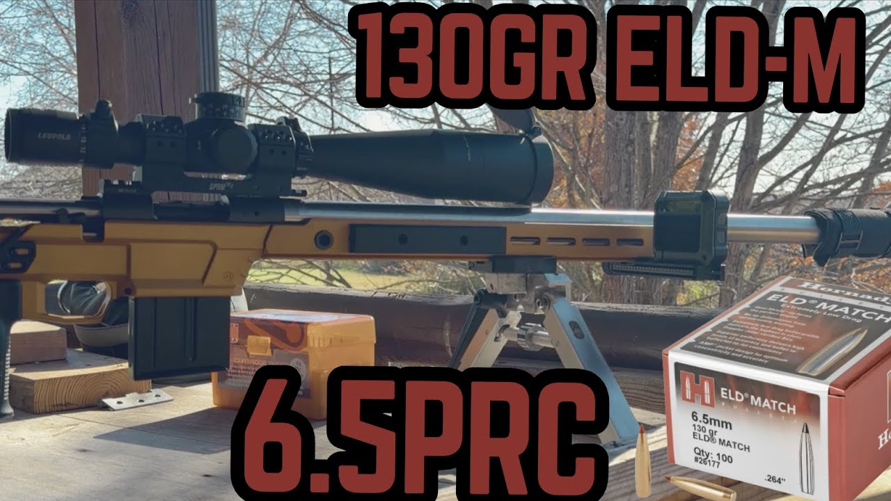 6.5PRC 130гр ELD-M, H1000