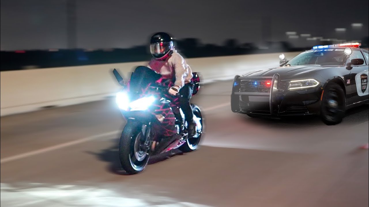 My First High Speed Chase On A Motorcycle!