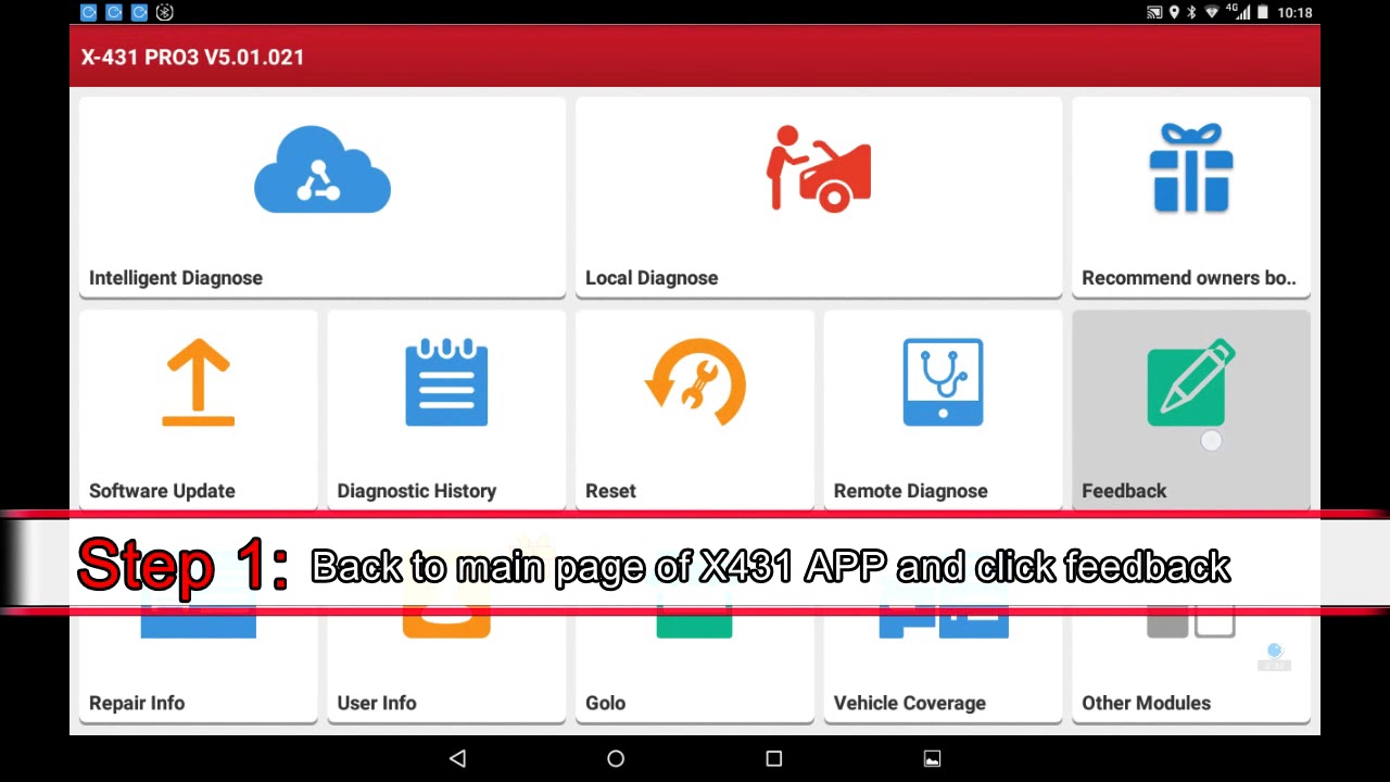 2 How to Procedure？How to Send Diagnostic Feedback？