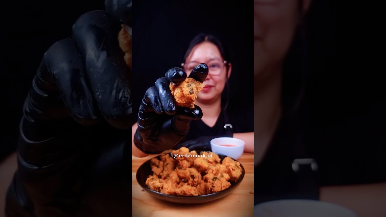 Tahu Kriwil Super Renyah Bumbu Kari 🌶️🔥 | ASMR Cook & Eat  #erikacook #asmr #tahukriwil #takjil