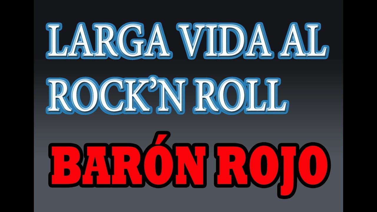 COMO TOCAR LARGA VIDA AL ROCK AND ROLL/BARÓN ROJO EN GUITARRA!!