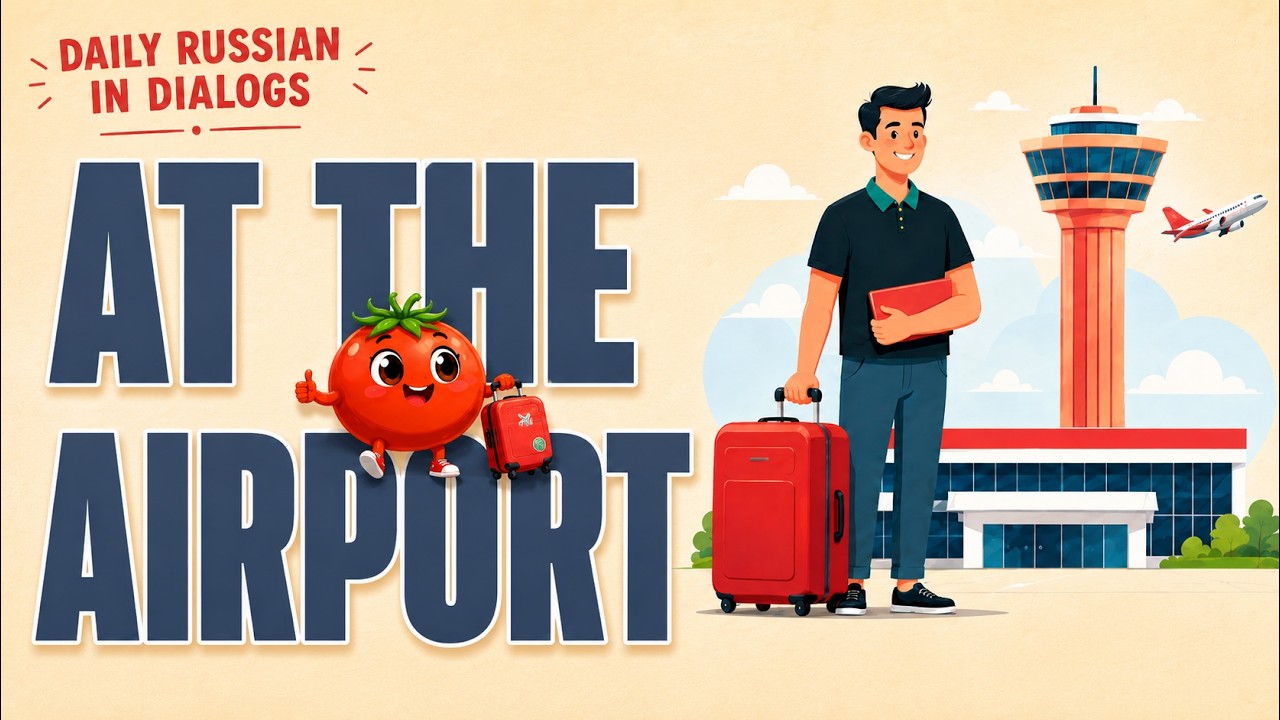 06. AT THE AIRPORT | DAILY RUSSIAN IN DIALOGS | Russian language
