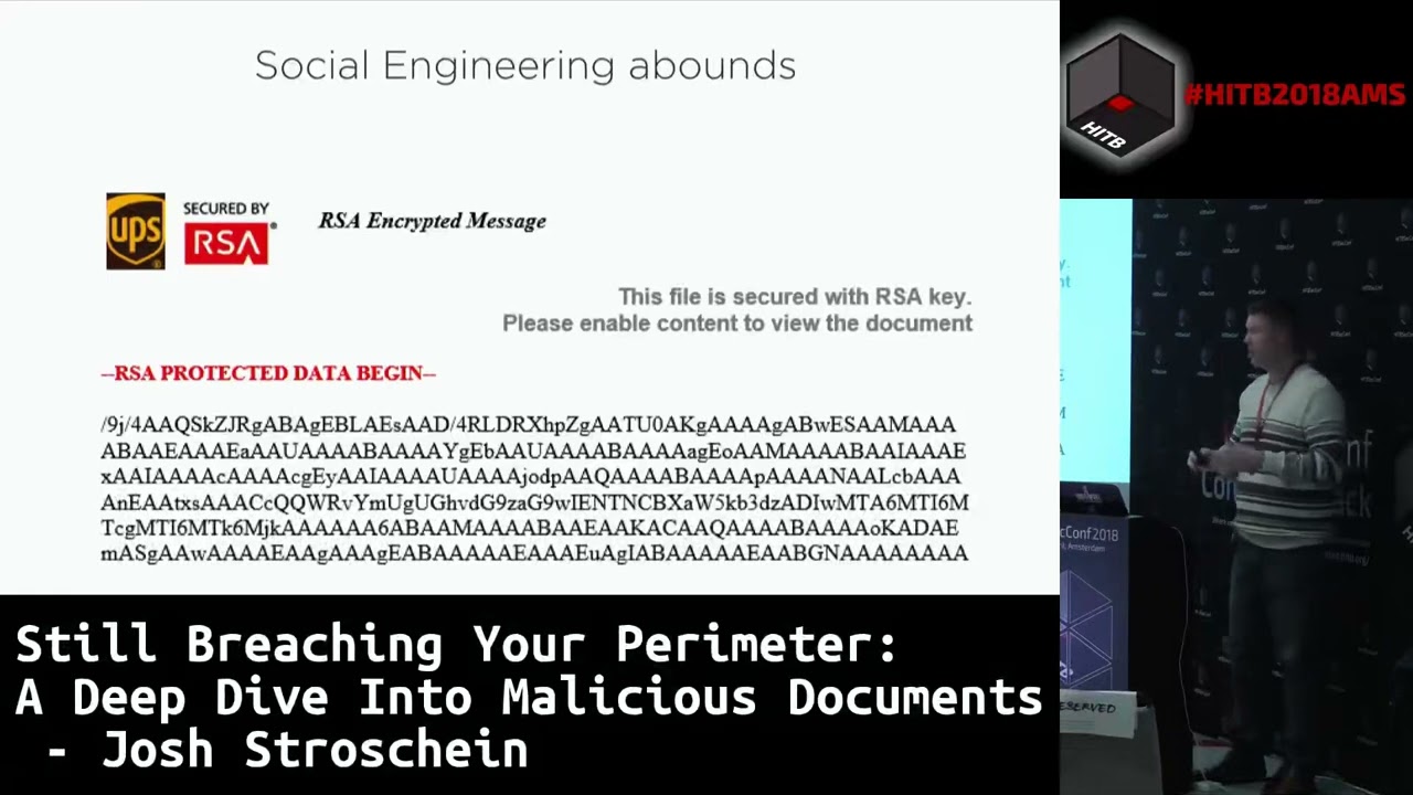CommSec   A Deep Dive Into Malicious Documents   Josh Stroschein