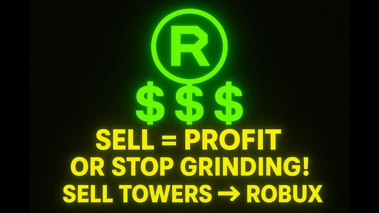 Earn robux! SELL TOWERS FOR ROBUX! WORLD DEFENDERS TOWER DEFENSE #robux #earning  #roblox #roblox