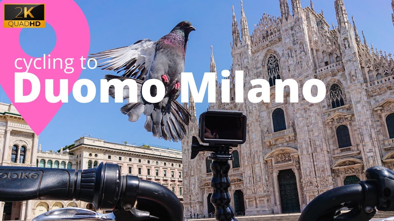 CYCLING IN MILAN - HOW TO GET TO DUOMO CATHEDRAL WITH BICYCLE FROM CENTRALE STATION