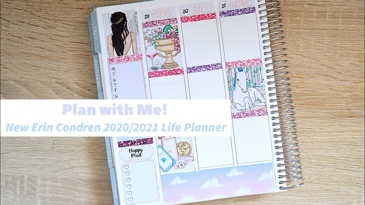 *New Erin Condren Life Planner * | A Mock Plan with Me! | Vertical Neutral