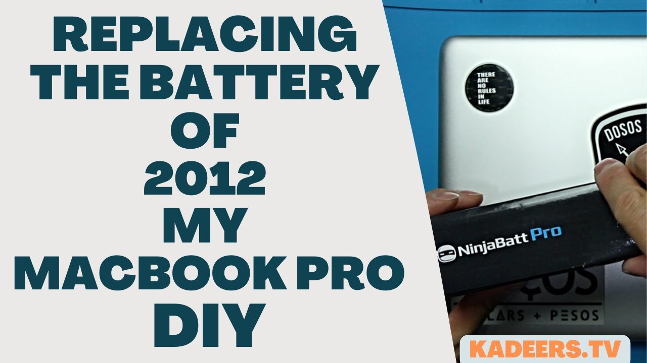Replacing The Battery of 2012 My MacBook Pro - DIY