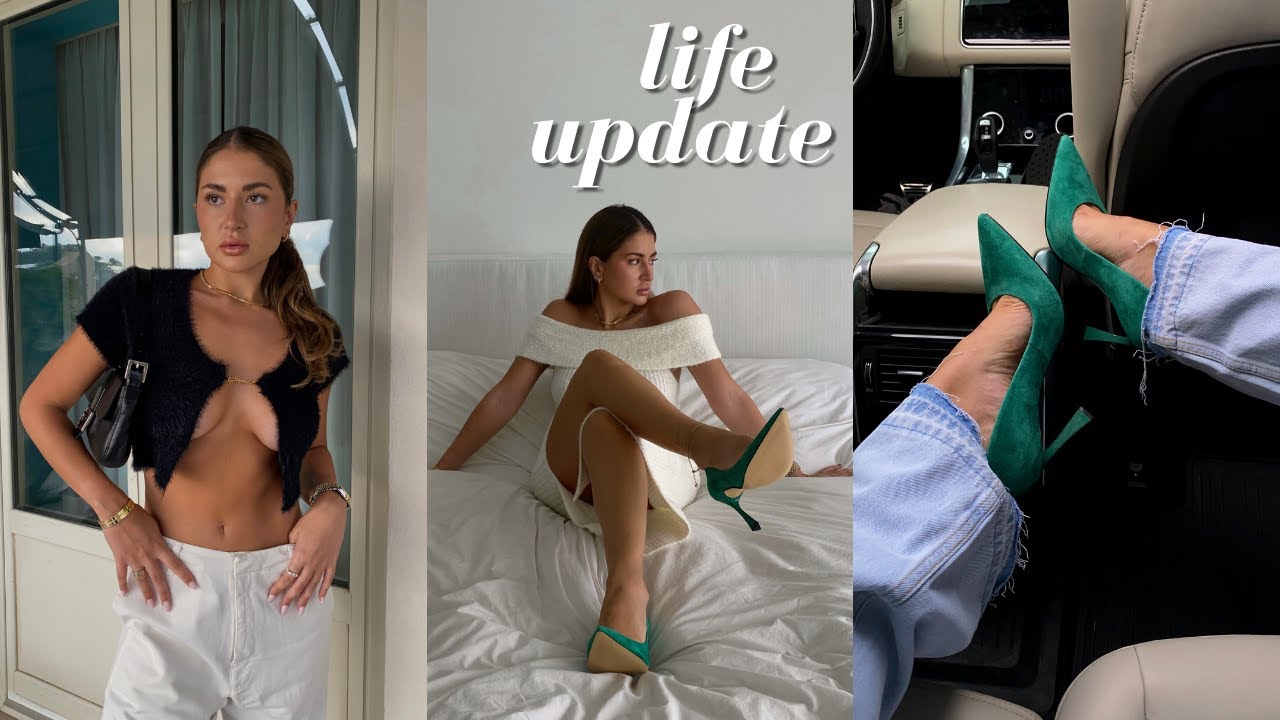 Let's catch up ♡ grwm, life update, coloring my hair, getting stitches....