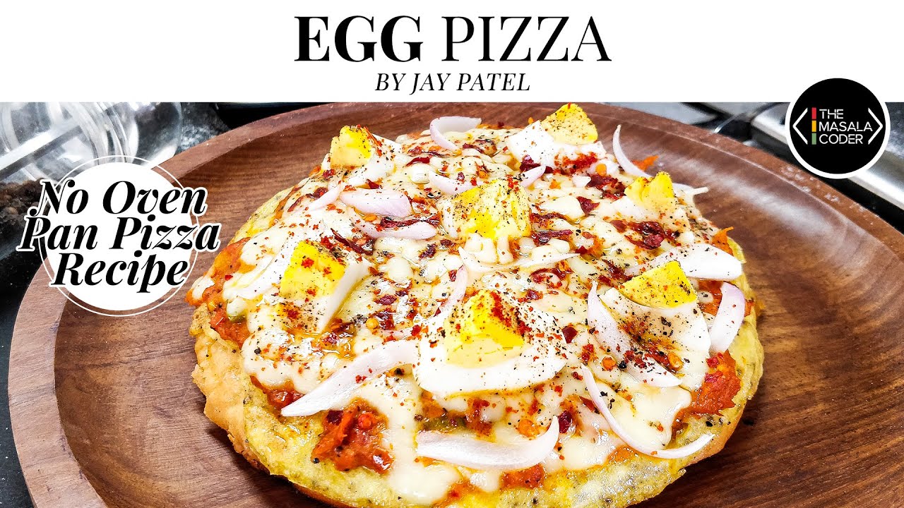 Delicious Egg Pizza Without Oven | Egg Pizza Recipe | Indian Street Food Egg Pizza | Jay Patel