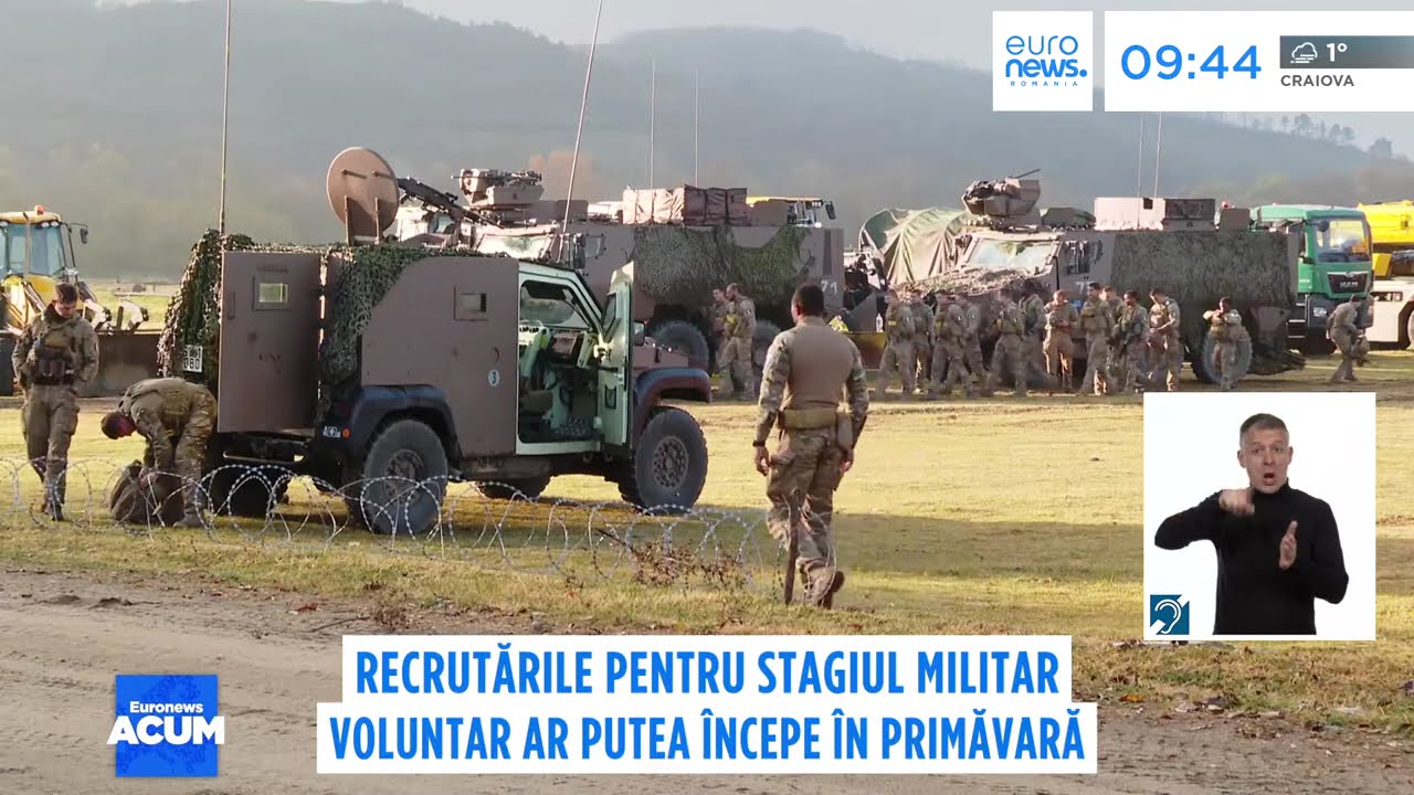 Armata ar putea începe recrutările pentru stagiul militar voluntar din primăvară