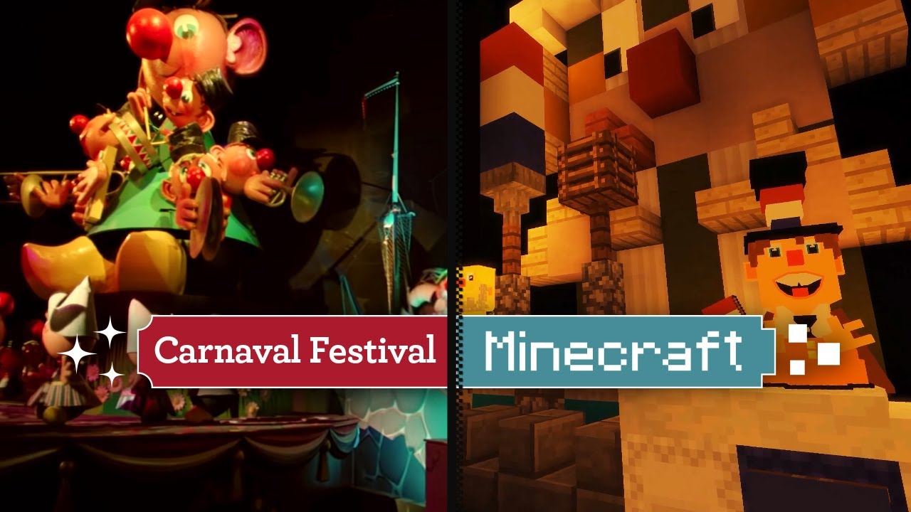 Efteling in Minecraft - Carnaval Festival - Efteling Junior