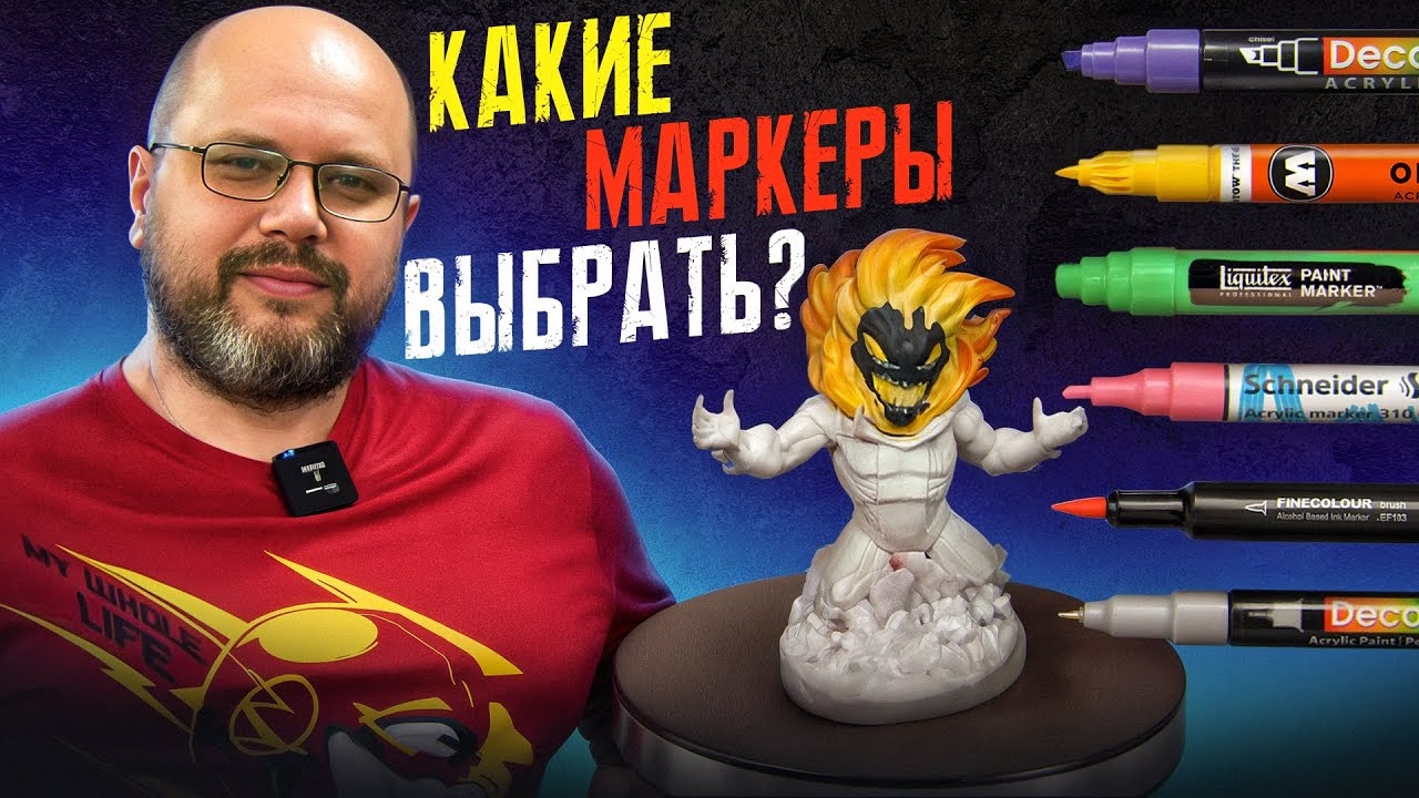 Как выбрать маркеры для покраски миниатюр, настольных игр и моделей? Гид для новичков в покрасе.