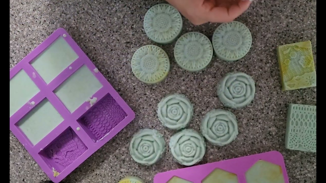 unmolding my beautiful hand crafted soap