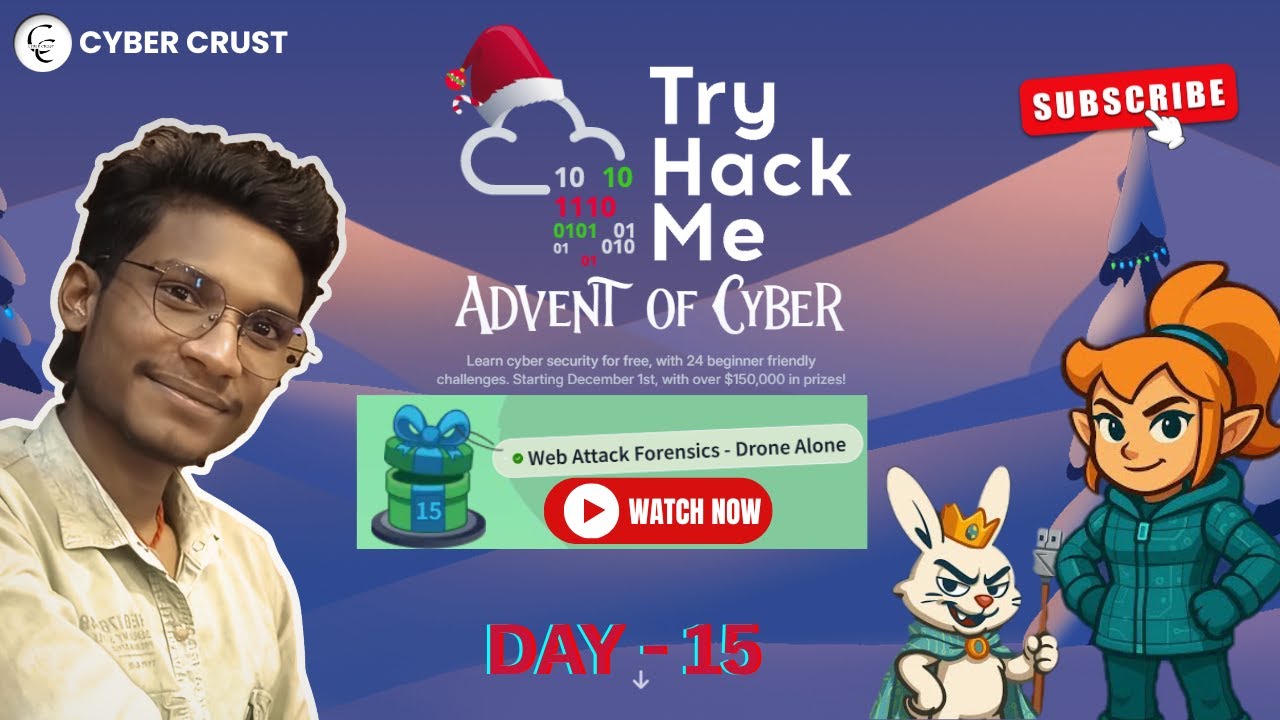 Advent of Cyber 2025 Day 15 &ndash; Web Attack Forensics - Drone Alone | Web Attack Forensics #tryhackme