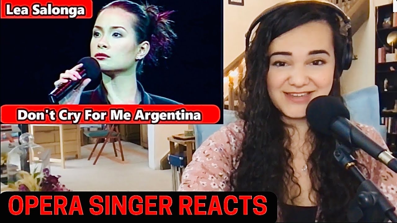 LEA SALONGA | Don't Cry for Me Argentina | OPERA SINGER & VOCAL COACH Reacts