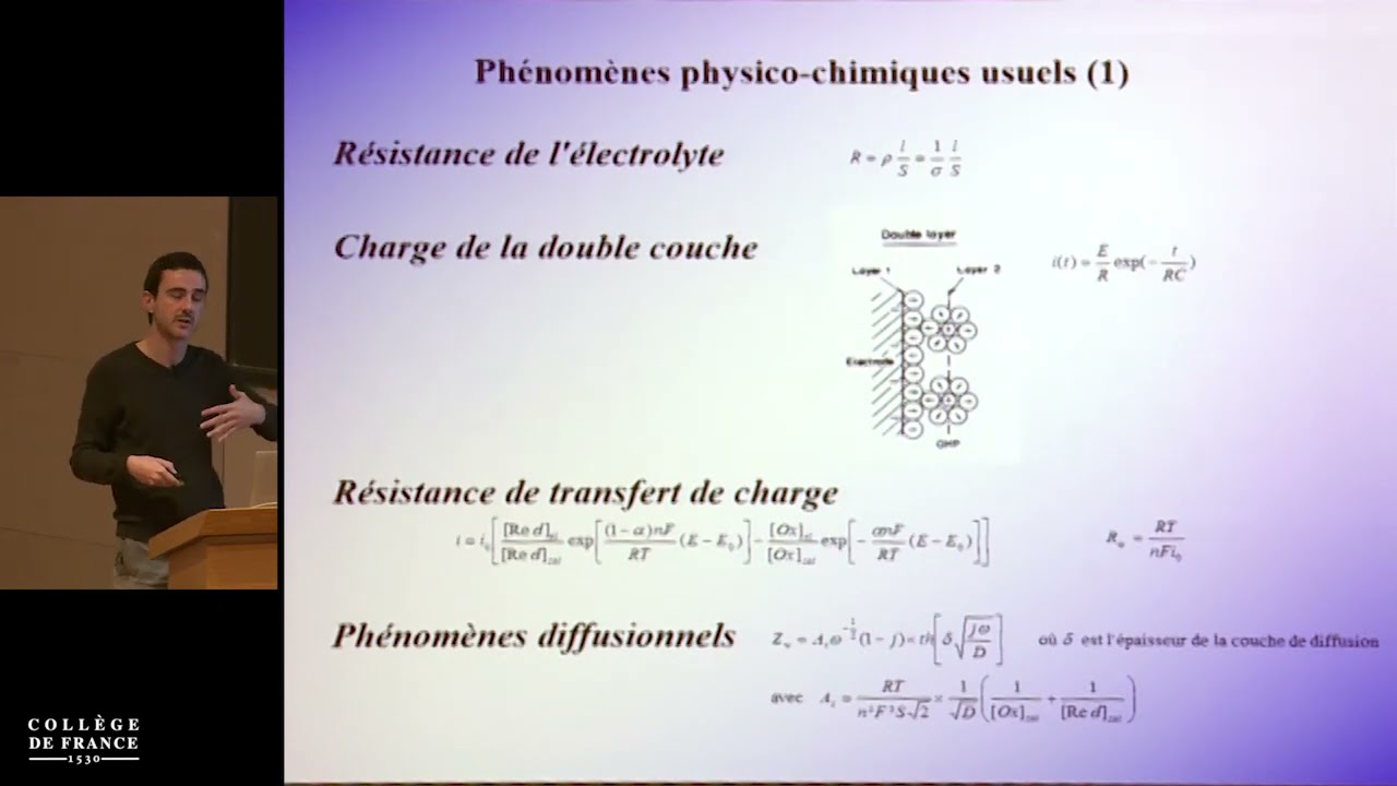 Électrochimie appliquée au stockage : suite et fin (6) - Jean-Marie Tarascon (2018-2019)