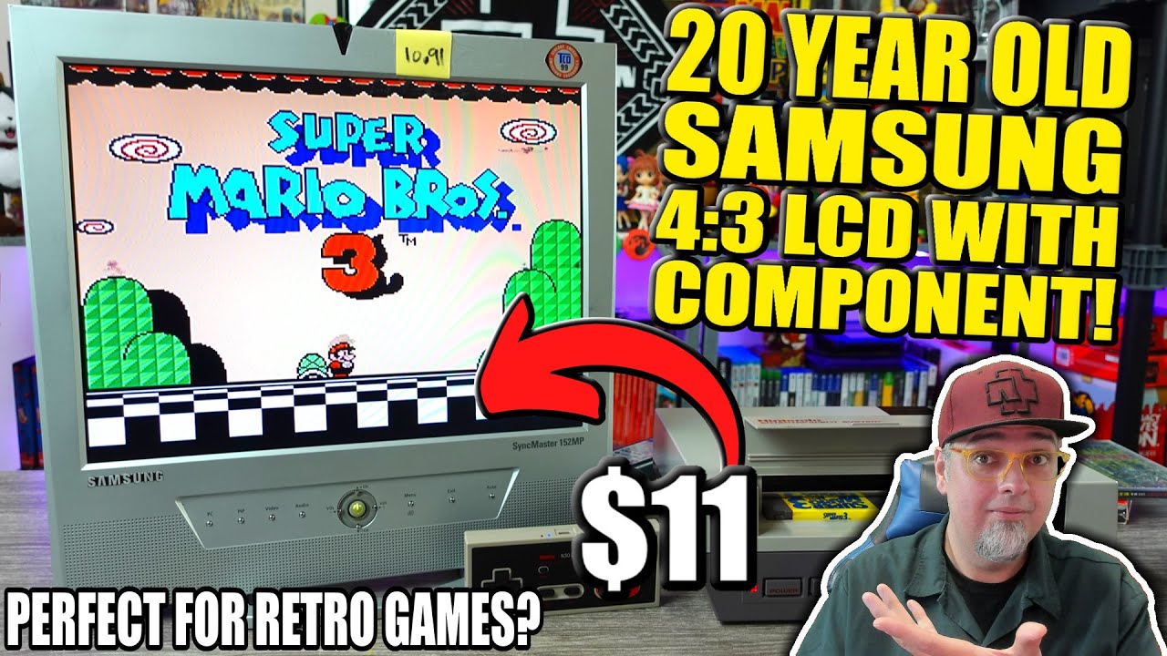 ИДЕАЛЬНО ПОДХОДИТ ДЛЯ РЕТРО-ИГР? Нашёл этот 20-летний ЖК-дисплей Samsung с соотношением сторон 4:...