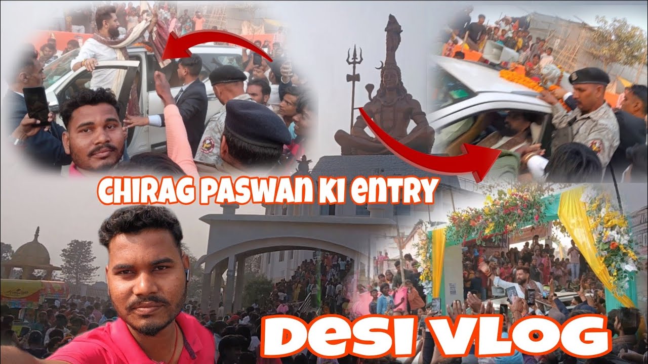 सरसई मेला मे एका एक Chirag Paswan की Entry...?