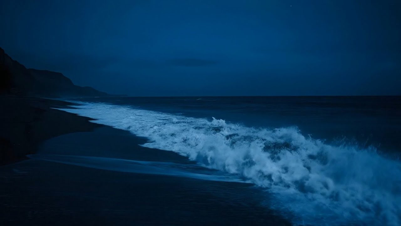 Peaceful Ocean Waves 💤 Tranquil Ambience for Anxiety Relief & Deep Rest