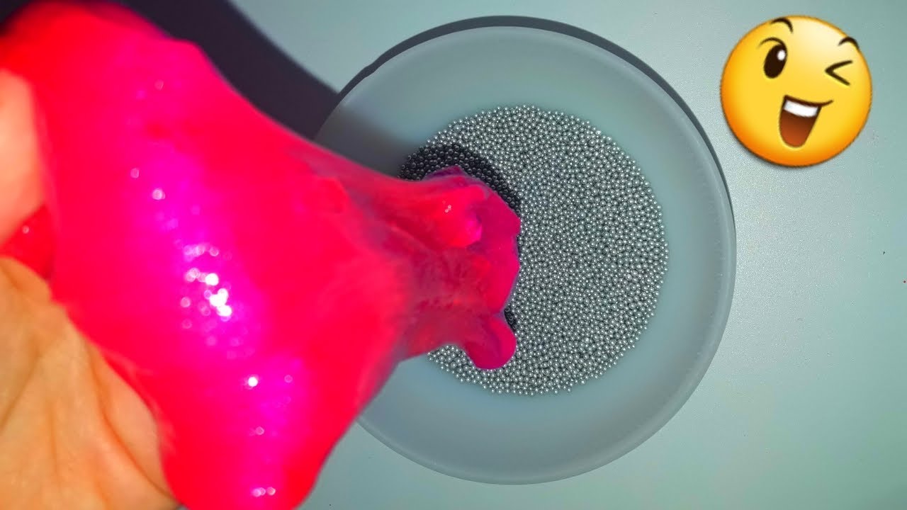 CRUNCHY SLIME AVEC DES PETITES BILLES ARGENTES (SUPER BEAU)