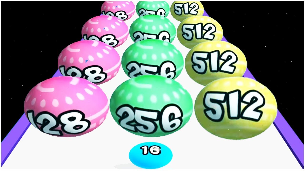 Ball Number Merge Games 3D Vs Merge 2048 Run Ball