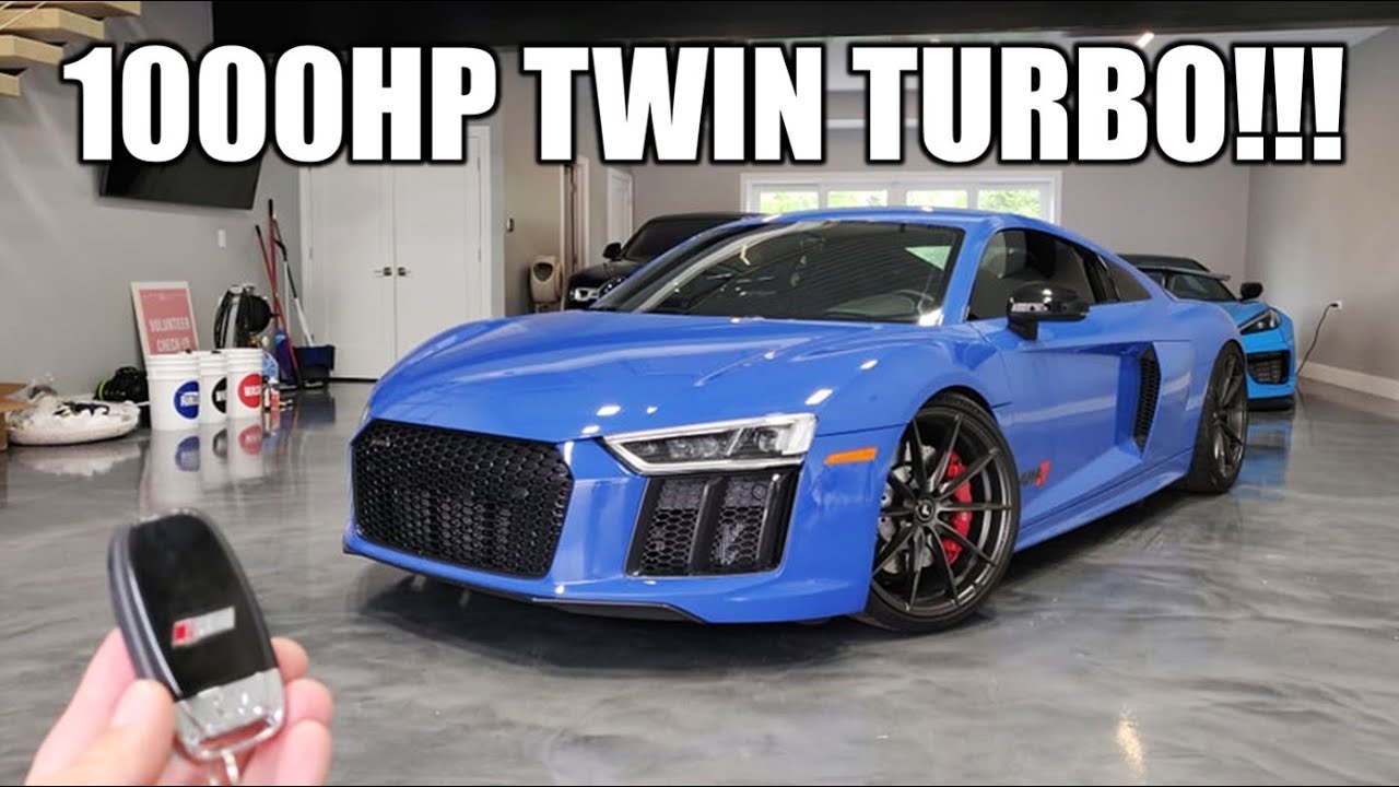 Driving A 1000HP Twin Turbo RWD Audi R8!!!