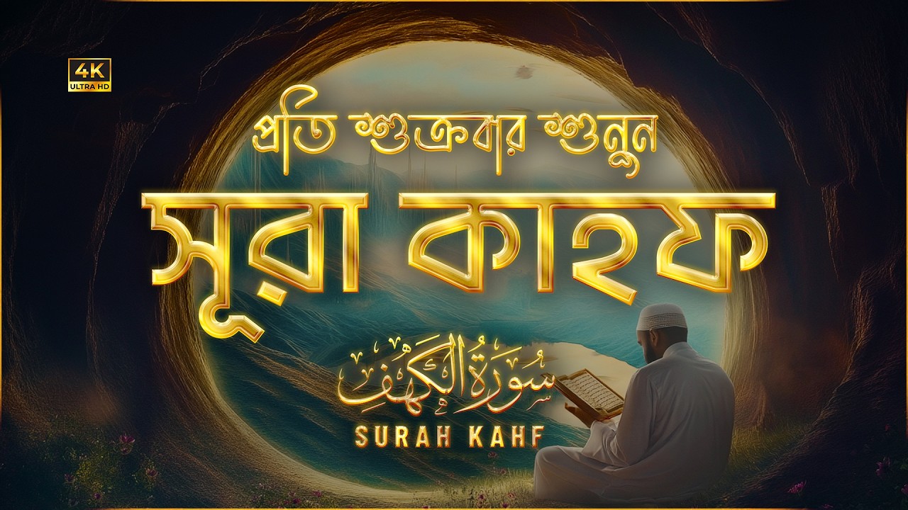 (প্রতি শুক্রবারে শুনুন) অন্তর জুড়ানো কণ্ঠে সূরা কাহফ (سورة الكهف) | Surah Kahf Recited by Alaa Aqel