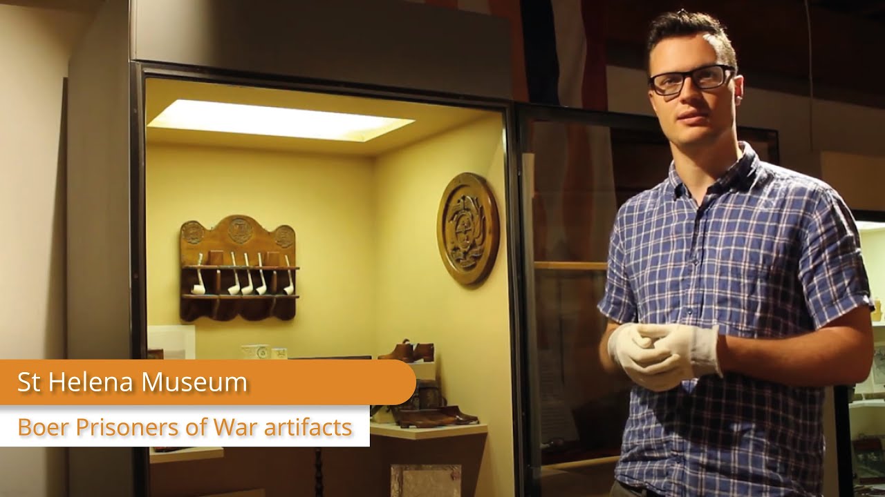 St Helena Museum - Boer Prisoners of War artifacts