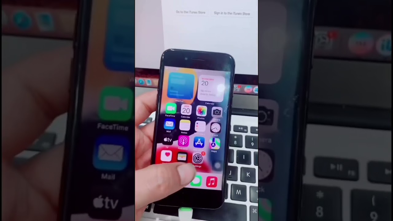 Iphone 7 Sim bypass ✅ Done all iphone 4 to 15 promax sim bypass available #tiktokviral #shorts #duet