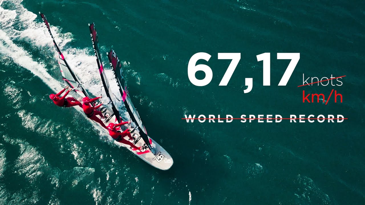 Tridem Windsurfing - Press conference after the Sailing World Speed Record