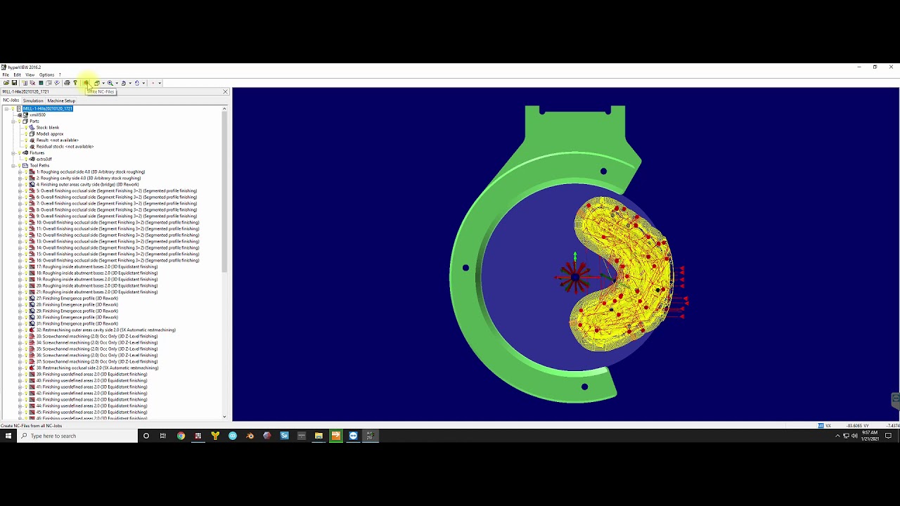 Posting an NC file from HyperView