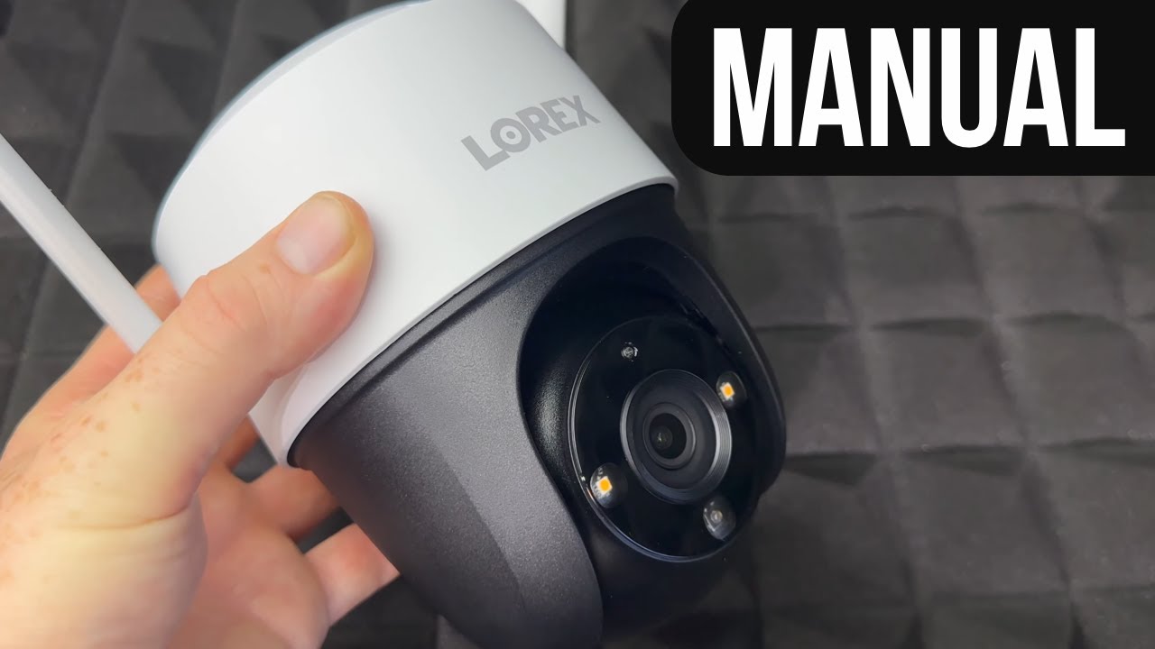 Руководство по настройке панорамно-наклонной камеры видеонаблюдения Lorex 2K для использования вн...