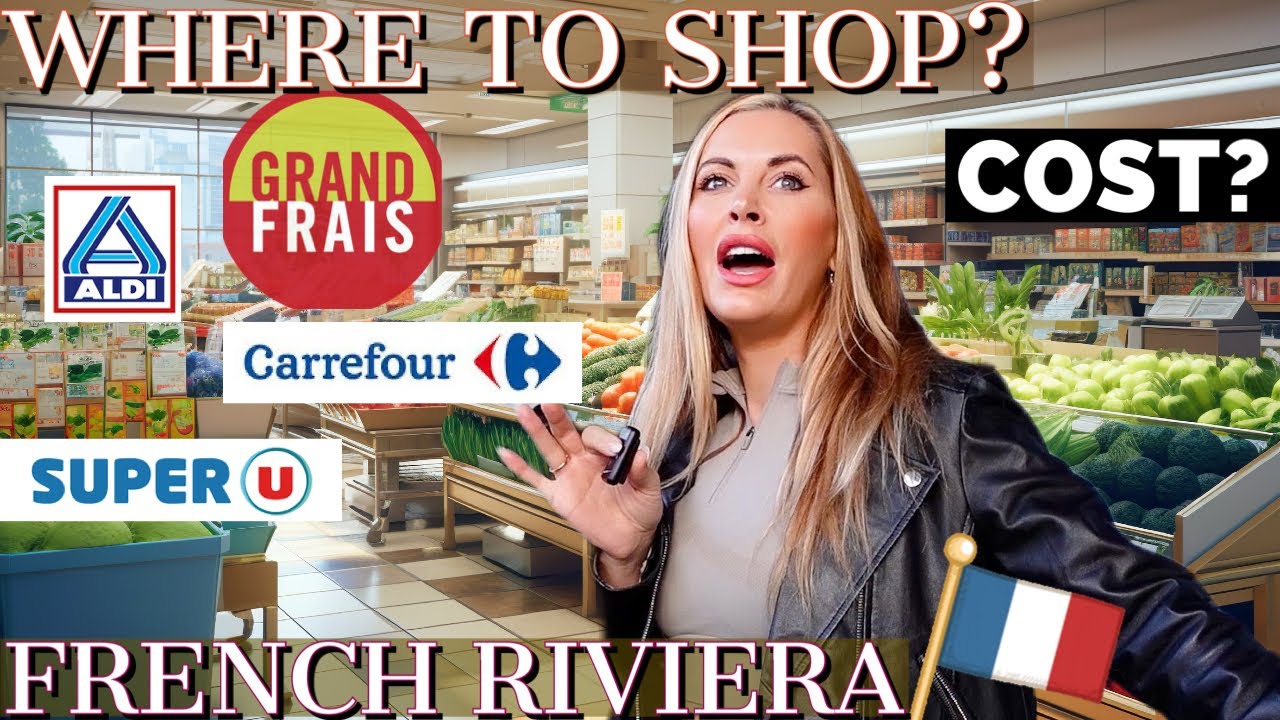 French Riviera Grocery Prices 2024 | Supermarket Shopping Spree