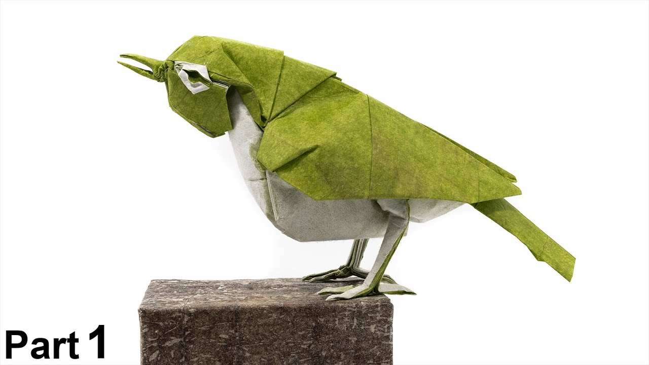 Origami Japanese White-eye (Satoshi Kamiya) part 1