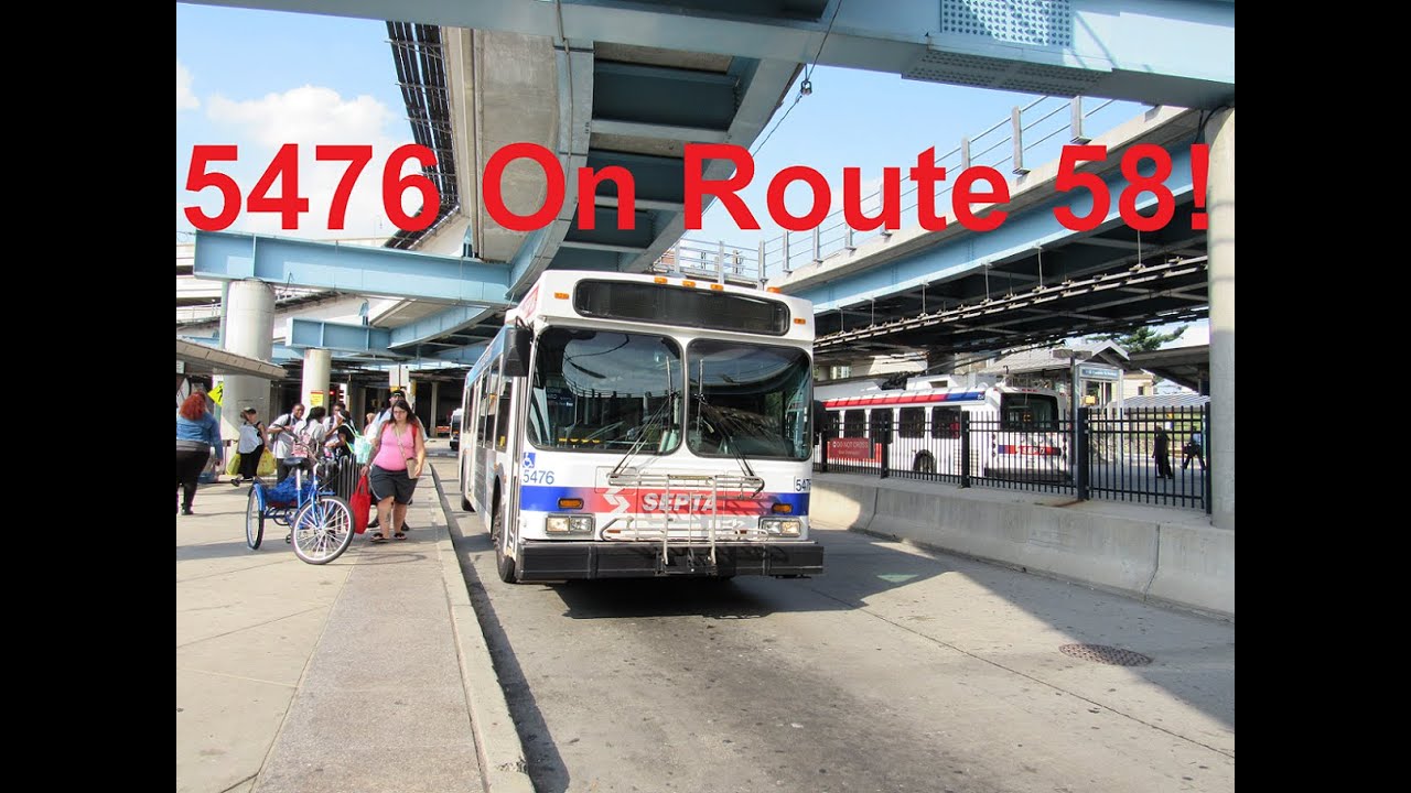 NeoplanDude | SEPTA 2001 New Flyer D40LF #5476 On Route 58, To Frankford Terminal Via Haldeman!