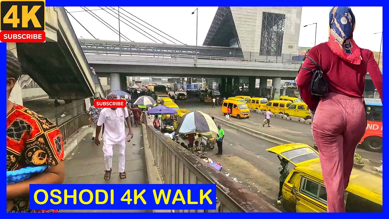 🇳🇬OSHODI QUICKY-4K WALKING TOUR-LAGOS-NIGERIA