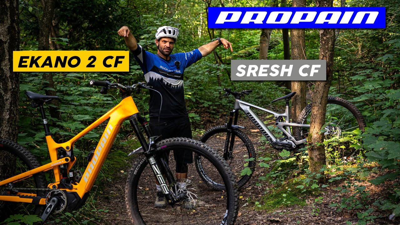 PROPAIN 🔘SRESH CF vs. 🟡 Ekano 2 CF | Emtb Vergleichstest | Technik, Uphill, Downhill