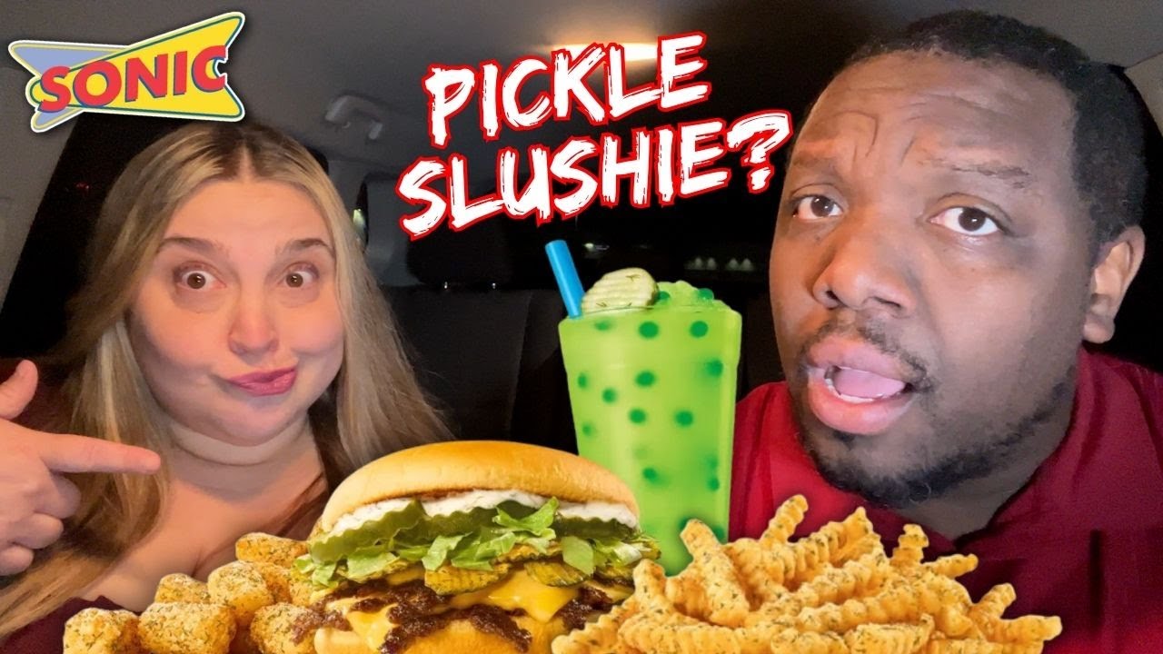 We Tried SONIC New PICKLE MENU ITEMS! [Food Review]